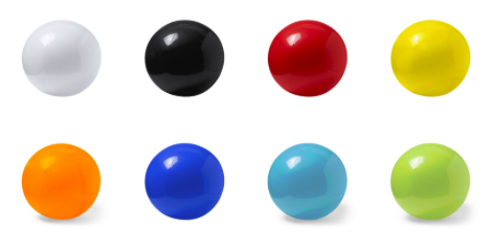 Strandball volle Farbe
