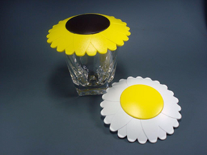 Glasabdeckung Blüte groß