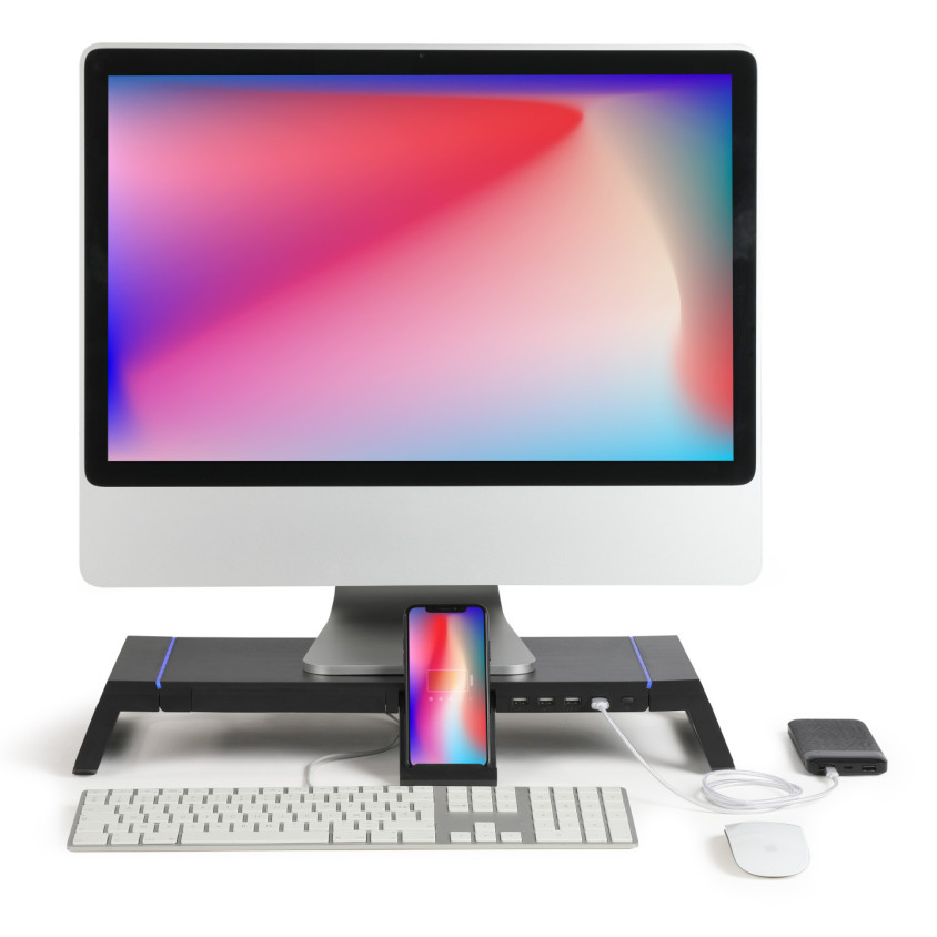 Monitorständer mit Hub