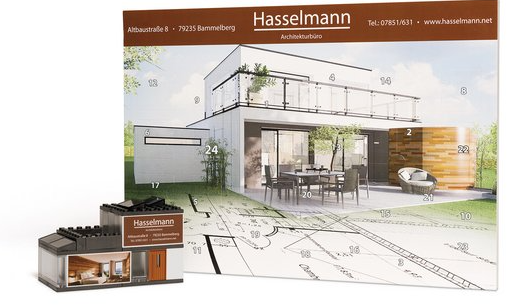 Bausatz "Haus" (Adventskalender)